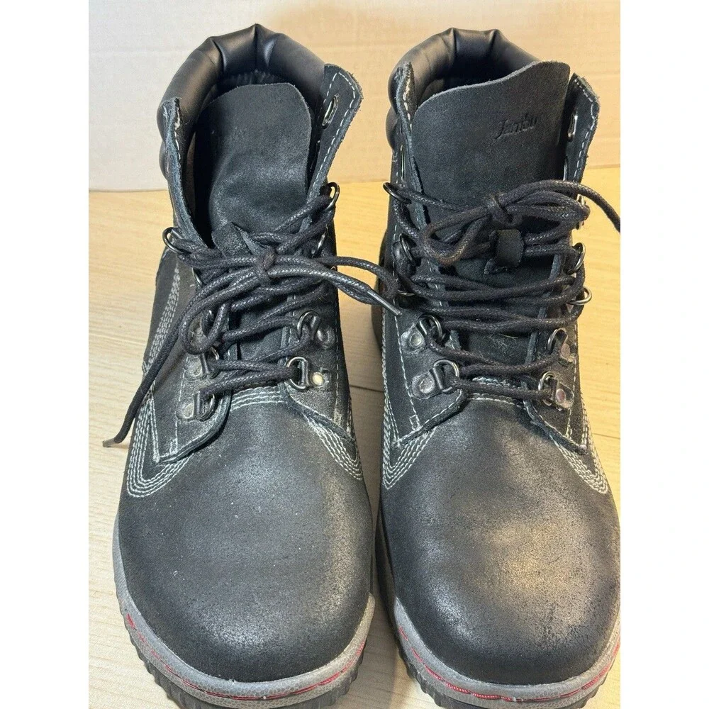 Men's Jambu FireFox Black Leather Boot sz 9.5 Excellent Used Condition